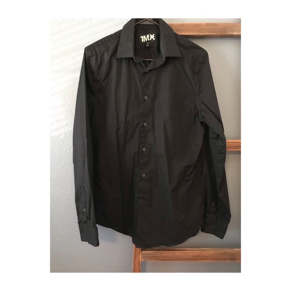 Express black button down shirt, great condition